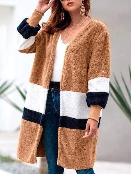 Multi Colors Coat Long Sleeve for Women