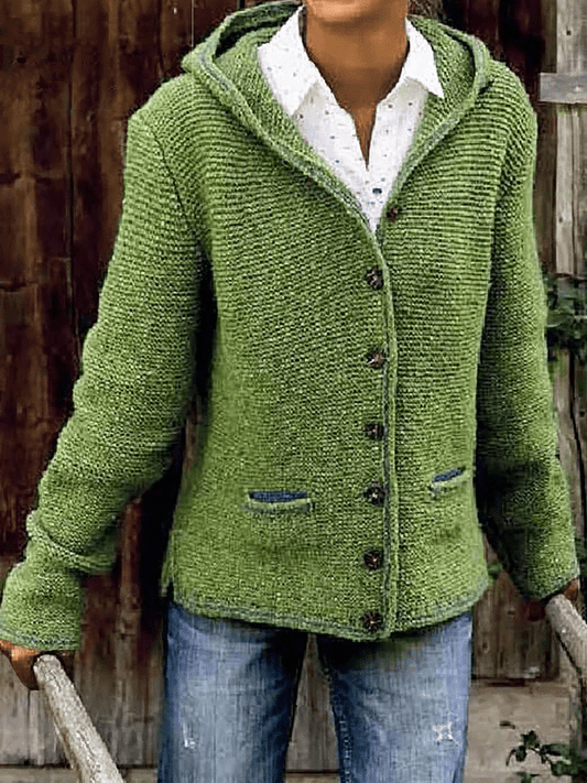 Women's Coat Long Sleeve Knitted Cardigan Sweater Outer Wear New