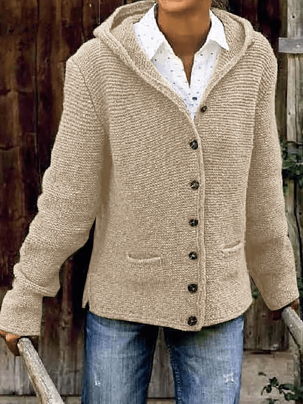 Women's Coat Long Sleeve Knitted Cardigan Sweater Outer Wear New